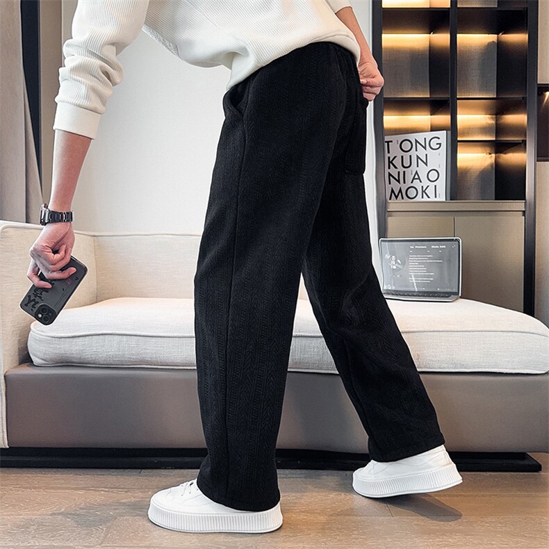 CK9202加绒常规都有-麦穗纹P58控78春秋高级感时尚休闲裤2025新款,男装卫衣,星座102A（原电商D309-1）