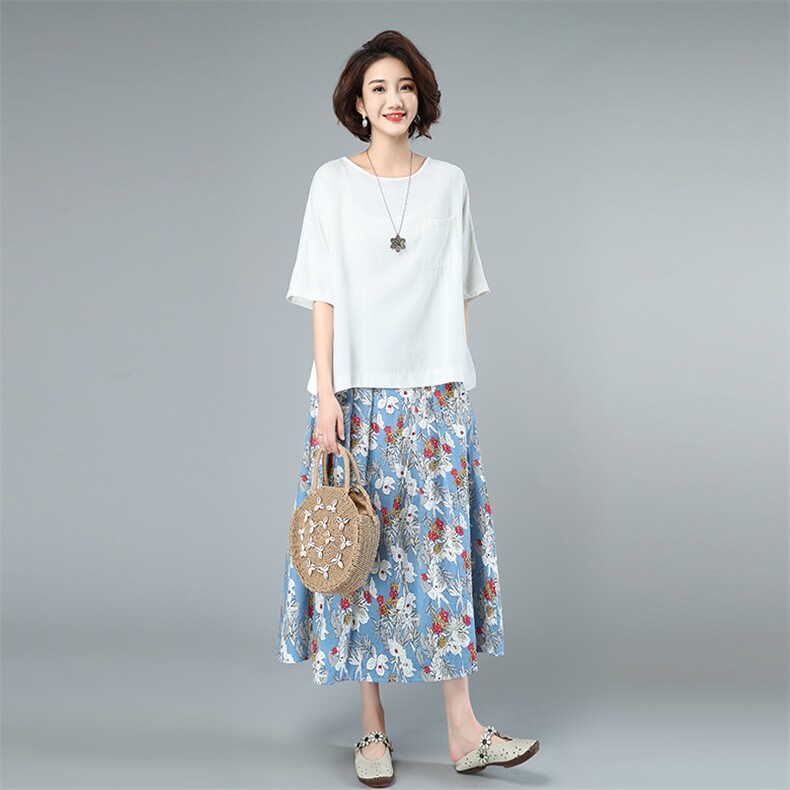 2021年夏新款套装休闲大码宽松女套装3883-2款套装图片