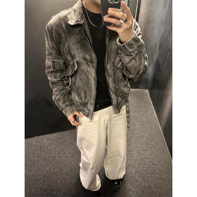 【有货】JK8957LL-特P88美式复古cleanfit解构牛仔外套男水洗夹克,男装工装外套,星座1007（原301D）