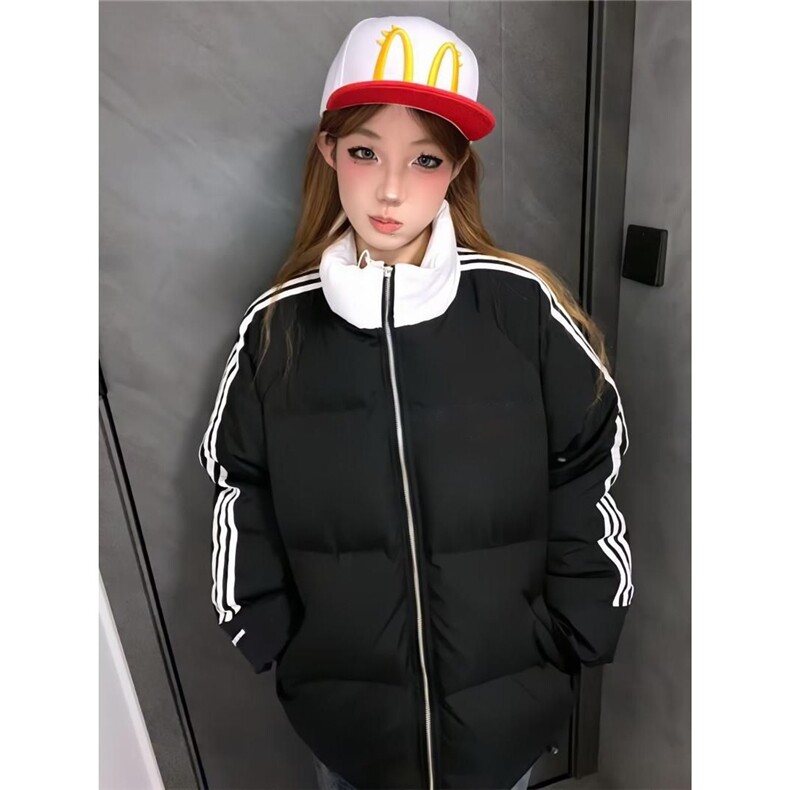 薄羽绒服女冬季新款2025年黑色小个子面包服外套,男装羽绒服,星座506A