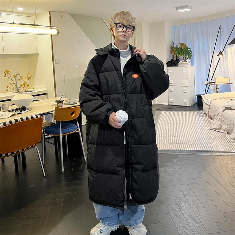 8XL-M特大码2024年冬季港风羽绒服男加厚连帽棉衣棉服YRFC01P220，男装羽绒服，电商D206-1