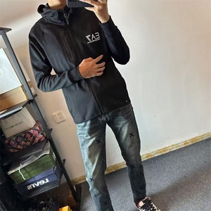 1506-1/K7721/P43美式高街刺绣牛仔裤男秋季新款男士宽松男裤潮图片