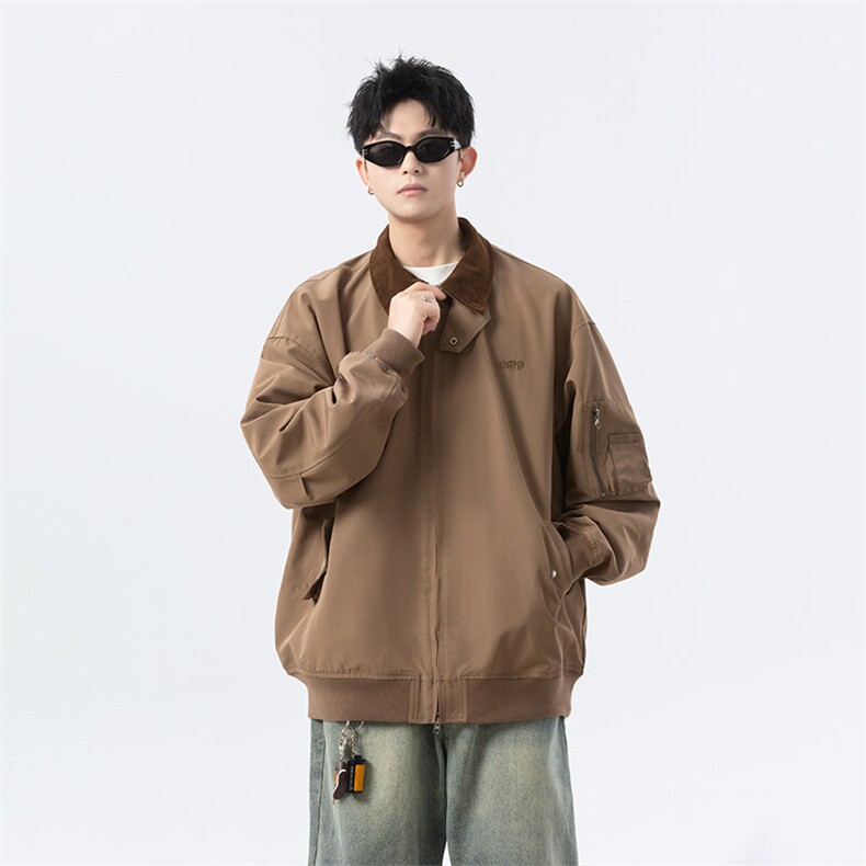 潮流底率巴恩风撞色翻领夹克男xh103-特p75,男装夹克,电商B367