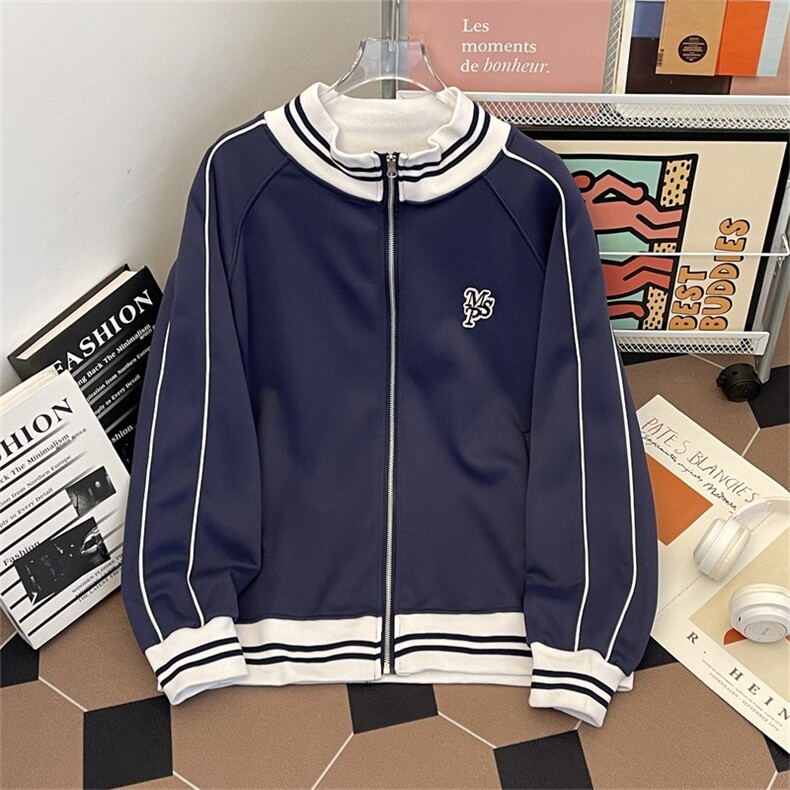 棒球服外套美式立领卫衣HY179P52,男装卫衣,星座1116-2
