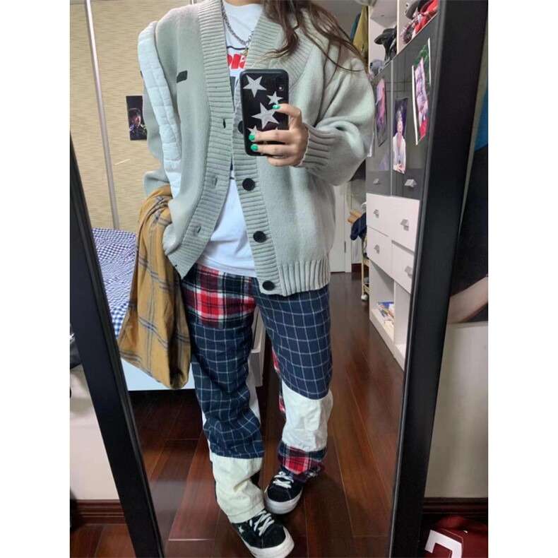 【有货】cleanfit拼接毛衣男高级感开衫针织衫外套MY132HH-P55,男装针织衫/毛衣,星座1007（原301D）