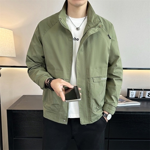 2026店主风 春季简约立领休闲棒球服夹克时尚潮流外套7701-P55图片
