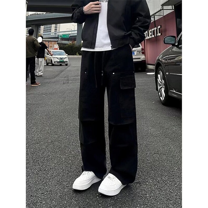 1506A/GQ010/P63新款宽松休闲裤男韩版潮流百搭裤子1,男装休闲裤,星座1506A