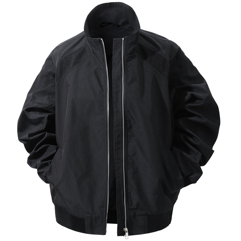 JK008立体白底春装拼接工装立领夹克聚酯纤维(M-5XL)TP35,男装夹克,电商A088