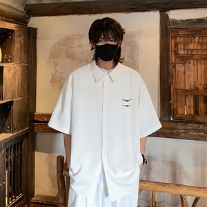 特批P35无差价夏季新中式风冰丝凉感薄款大码短袖外套男CD2250图片