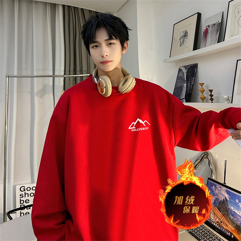 新年龙年卫衣 冬季加绒加厚男女卫衣DY5580常规特P28加绒特33图片