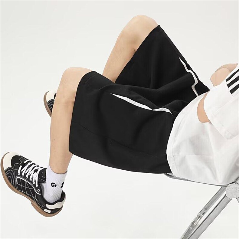 2025新款短裤男夏季休闲运动中裤男生宽松五分裤日系K6367-P35,男装牛仔裤,星座412-3