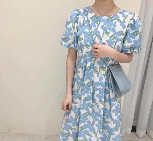 碎花连衣裙，女装连衣裙，EVE