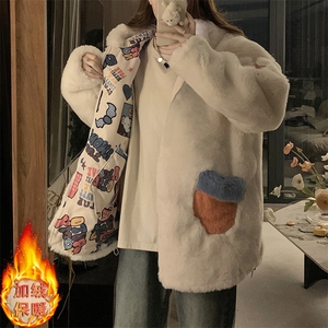 C521-120户外山系冲锋衣外套男女拼色连帽潮流情侣青少年工装休闲图片