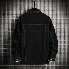 JK926-p70M-5X砖墙ins牛仔夹克绣花破洞大码男日系CITYBOY，男装夹克，星座103A