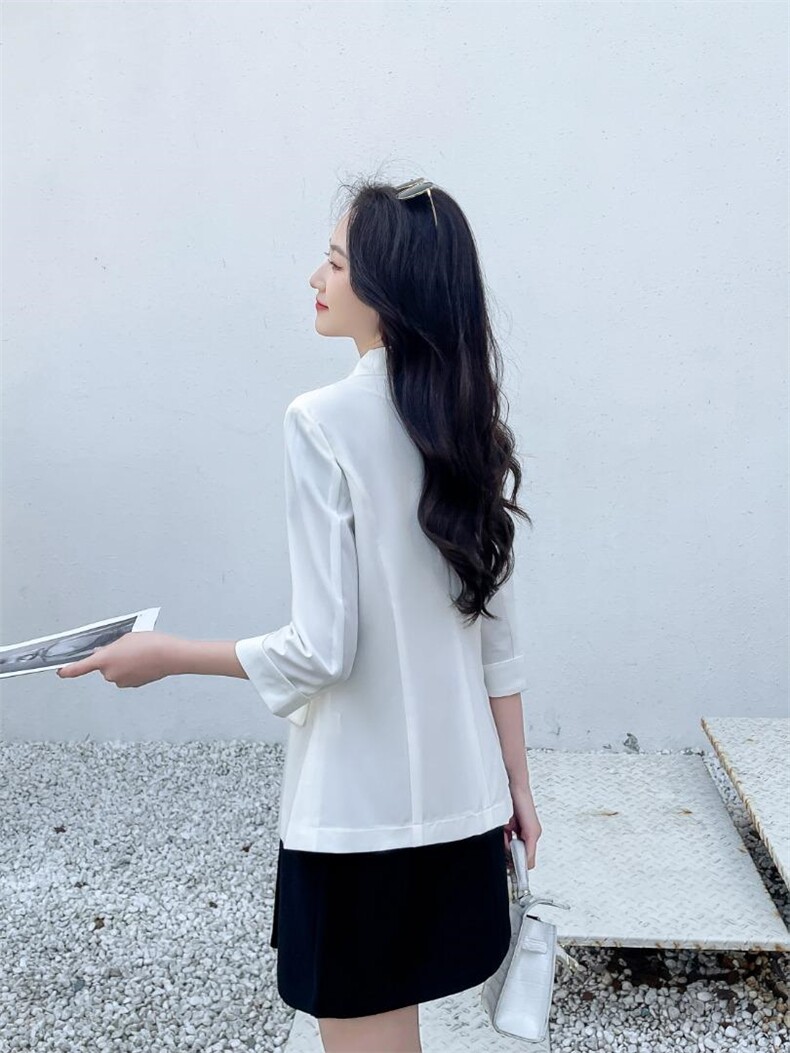 【现货】淑女修身春夏款小西装，女装西装，水锦红