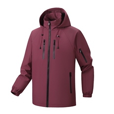 2025年秋季长袖直筒型时尚百搭舒适轻薄冲锋衣，女装短外套，宏恒