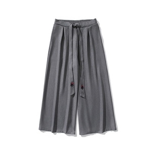 24秋冬 风宽松休闲裙裤汉服垂感阔腿裤宋裤新中式潮 K272/P75图片