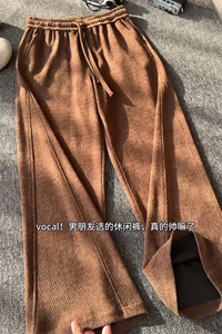 2026 春季新款 内景人字纹弯刀裤M-5XL HK26135-特P30图片