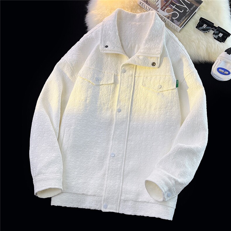 1小香风美式牛仔夹克男大码M-5XL百搭工装外套男JK8740P125控168,男装夹克,星座226-2