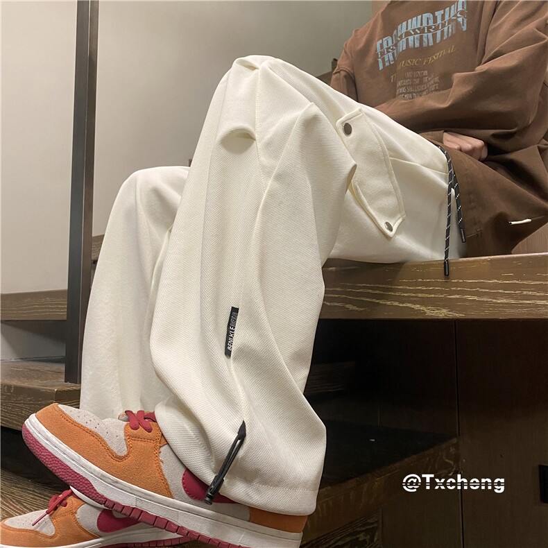 抖音品质春季百搭潮流工装宽松卫裤休闲裤B315-K24026-特P35控68图片