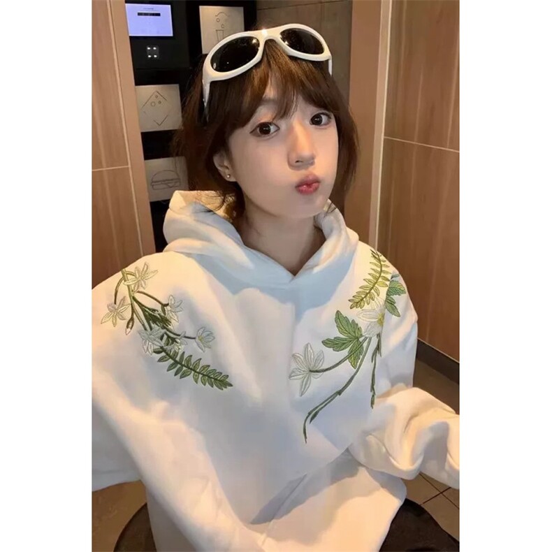 1506-1/W刺绣FM71551/P46刺绣连帽无绳卫衣潮牌男女同款,男装卫衣,星座1506-1