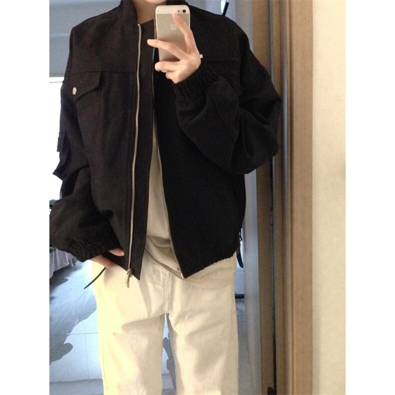 美式复古工装夹克男女秋季做旧宽松灯芯绒复合面料外套潮牌JK95,男装夹克,星座1116A（原606A-3）