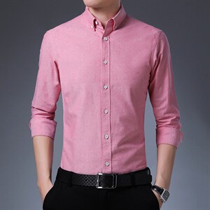 DN9316男式服装秋新款衬衫男长袖翻领休闲四季可穿衬衣P68图片
