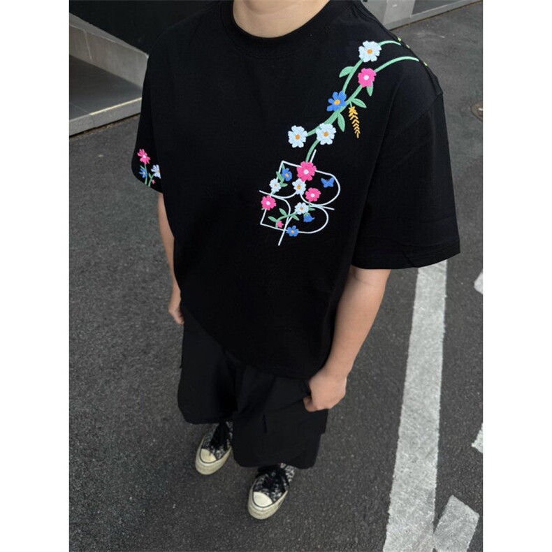 原版刺绣纯棉短袖ZX0309-P30图片