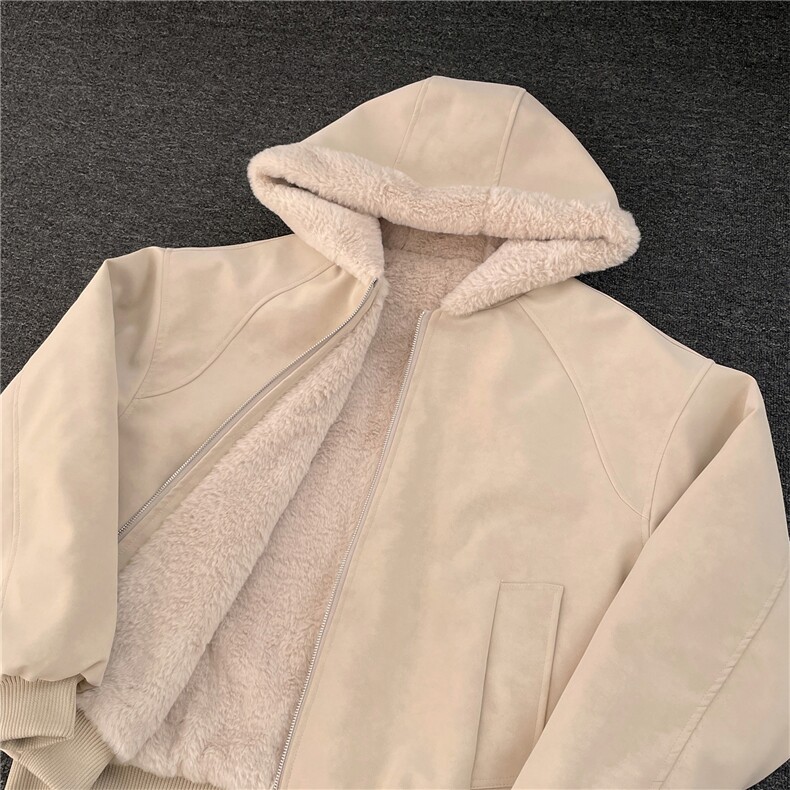 座山雕连帽棉服男冬季加绒加厚连帽皮衣棉衣美式外套M318-P108,男装皮衣,星座308B-2