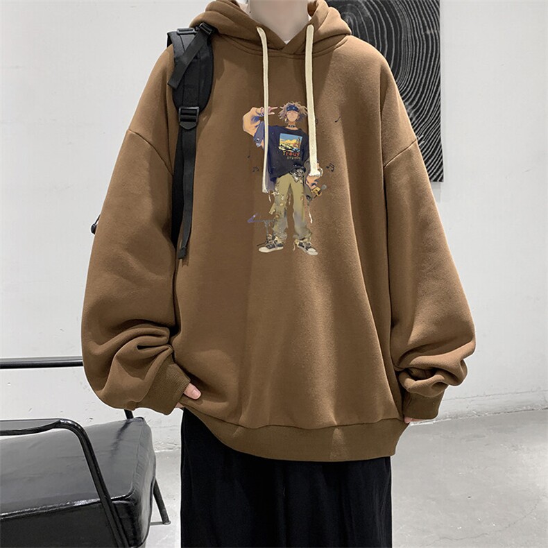 连帽卫衣男大码胖子帽衫大号运动服WY2419-P35,男装卫衣,电商A040