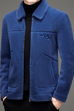 BAMJ-2001钱塘2020-2冬季厚款中年男士时尚休闲夹克外套P240，男装夹克，钱塘207-2