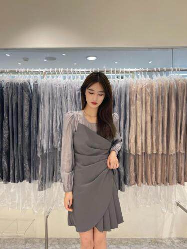 法式优雅连衣裙，女装连衣裙，依挺好