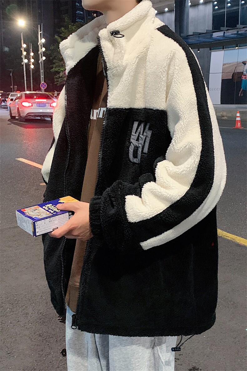 冬季学生加绒加厚羊羔绒棉衣保暖棉服外套男士8853-P115控价138,男装棉衣,电商A441-1