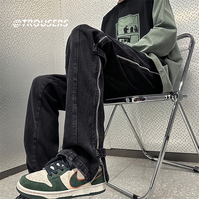 B258-K2333-P60控78大拉链牛仔裤78%22%聚酯纤维,男装牛仔裤,电商B258