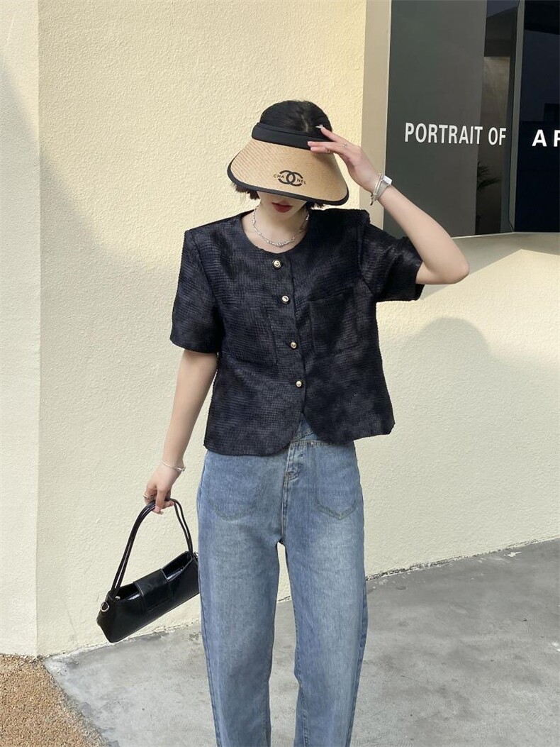 面料工艺压褶外套，其它，哥卓