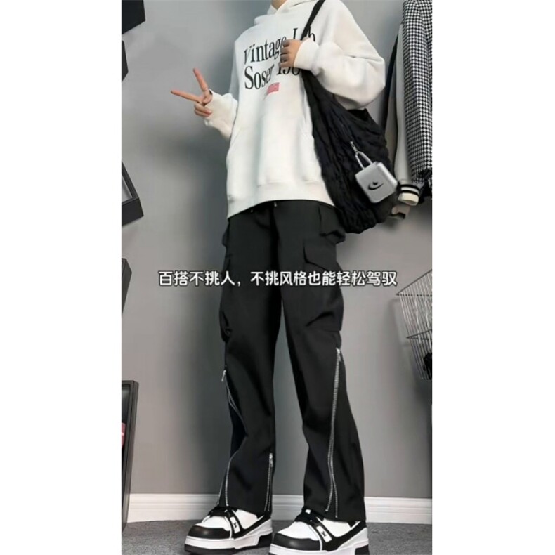 美式机能冲锋裤子男款春秋休闲长裤潮牌直筒工装裤KZAM532-P55,男装休闲裤,星座1007（原301D）