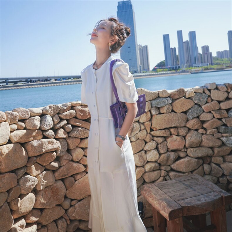 已出货夏季新款鱼尾长裙（原8605）225-1929（）,女装连衣裙,浙宝225