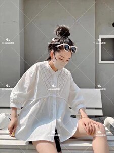 压网格上衣 颜色超赞图片