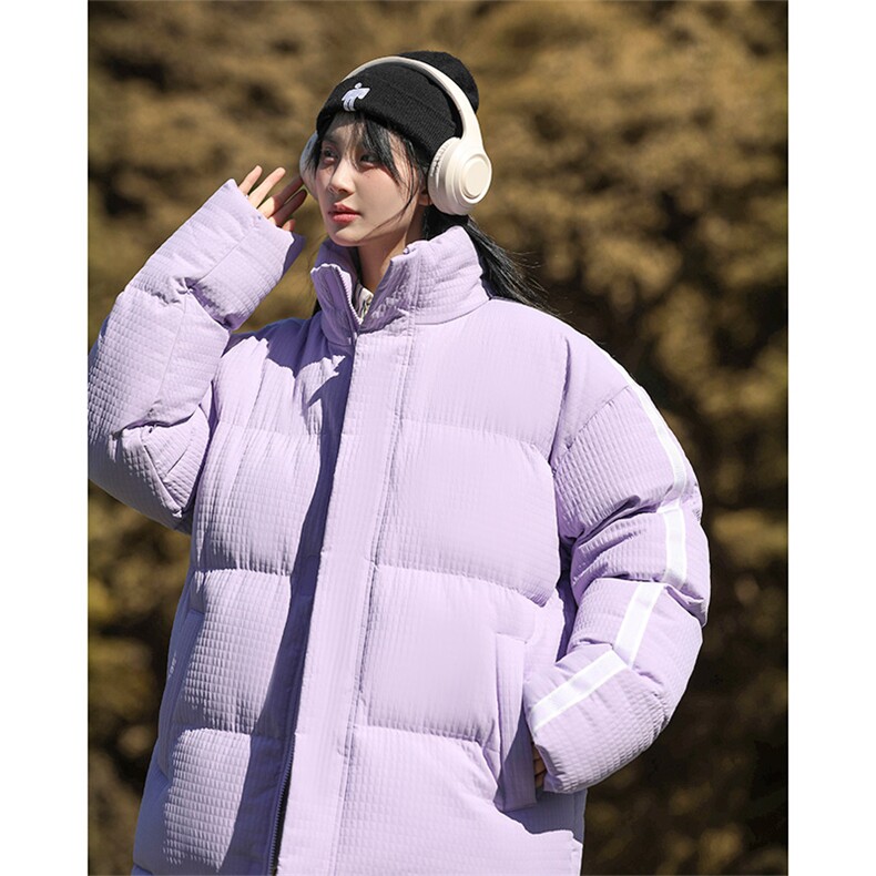 冬季保暖立领棉衣男女同款玉米格品质外套A406MY1916P80,男装棉衣,星座309（原A406）
