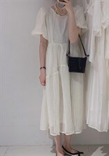 长款连衣裙，女装连衣裙，驿谷