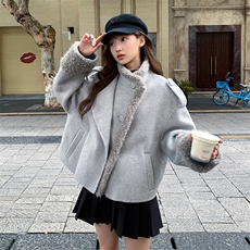 2025年秋季女装女士精品毛呢外套2B082-2233-P265-K398，女装毛呢外套，2B082