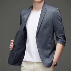 DJ2292钱塘2020-3秋冬季新款时尚休闲简约中年男士西服P147，男装西服，钱塘207-3