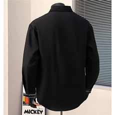 1春款港风情侣大码M-5XL衬衣防晒衣宽松长袖衬衫男7975P45控68，男装防晒衣，星座226-2