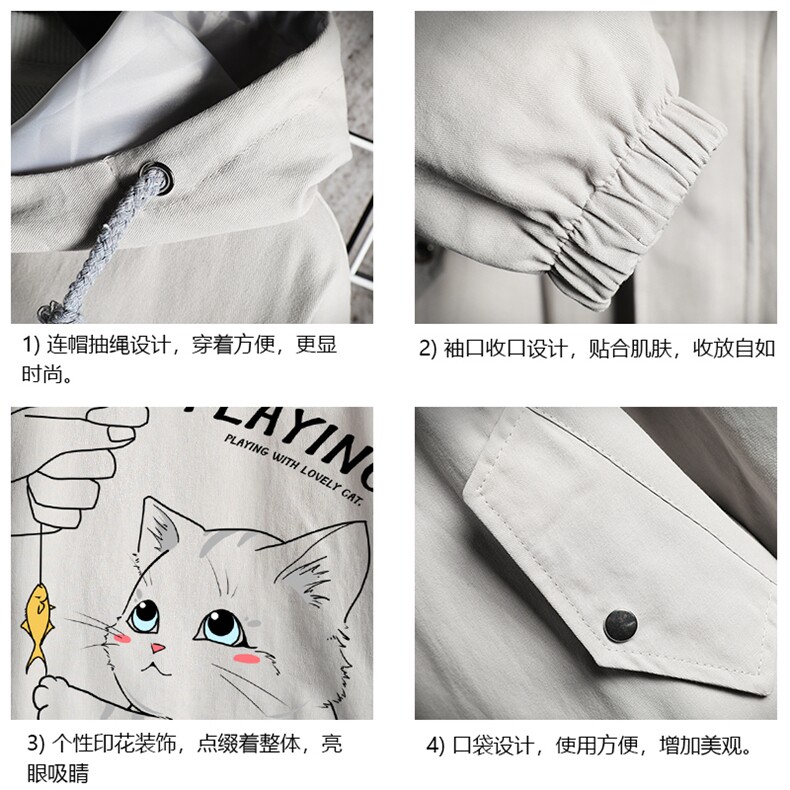 JK41129-P85加棉款-P115纯棉连帽夹克男士大码工装夹克男网格,男装夹克,电商A040A