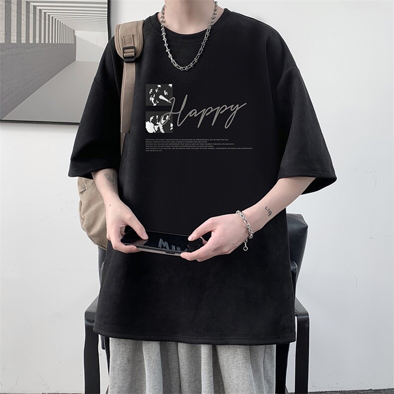 麂皮绒短袖t恤男大码半袖男JD82431-P25,男装T恤,电商A040