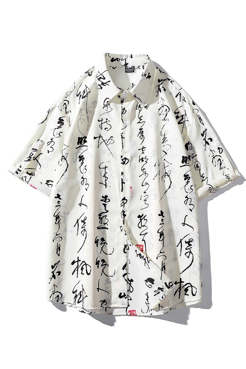 毛笔字套装TZ77836特P50衬衫DCS77837特P30DK77838特P20套装控98,男装衬衫,星座226-1