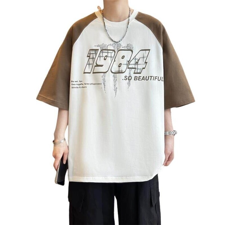 25162-特P40夏季休闲时尚T恤男短袖打底衫青少年潮牌印花T恤,男装T恤,电商D310B