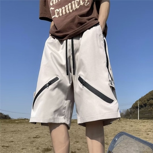夏季工装裤休闲裤中腰时尚潮牌五分裤青春流行口袋DK9030P35图片