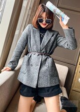 【现货】新款2021冬装新款呢料外套，其它，百媚丽人