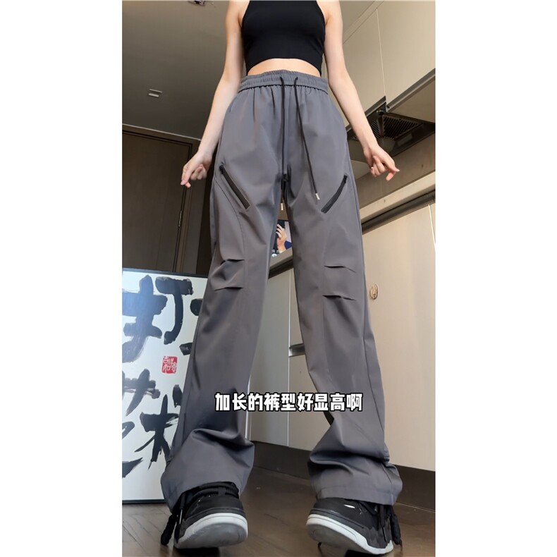 户外机能防水褶皱拉链设计宽松休闲冲锋裤B315-K24251-特p35控68,男装休闲裤,电商B315